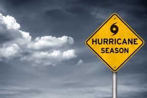 Hurricane season sign